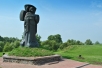 Памятник Кириллу Туровскому в древнем Турове