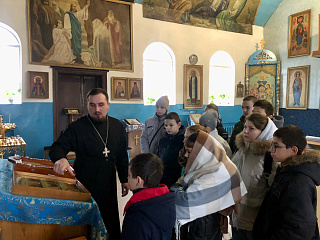 Учащиеся Поселичской школы города Хойники посетили Свято-Покровский женский монастырь