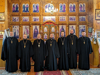 Состоялась встреча священнослужителей Туровской Епархии с руководителем Синодального миссионерского отдела БПЦ (Белорусского Экзархата Московской Патриархии) иереем Александром Насеко