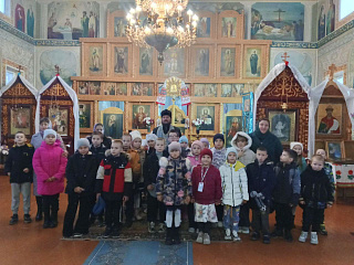 Школьники посетили храм Святой Живоначальной Троицы аг.Глушковичи