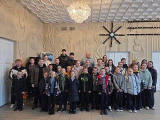 Духовная встреча с учащимися Симоничской средней школы