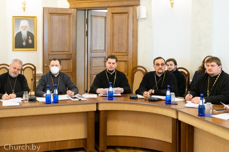 Клирик Туровской епархии принял участие в заседании Организационного комитета по подготовке к празднованию 1030-летия Православия на белорусских землях