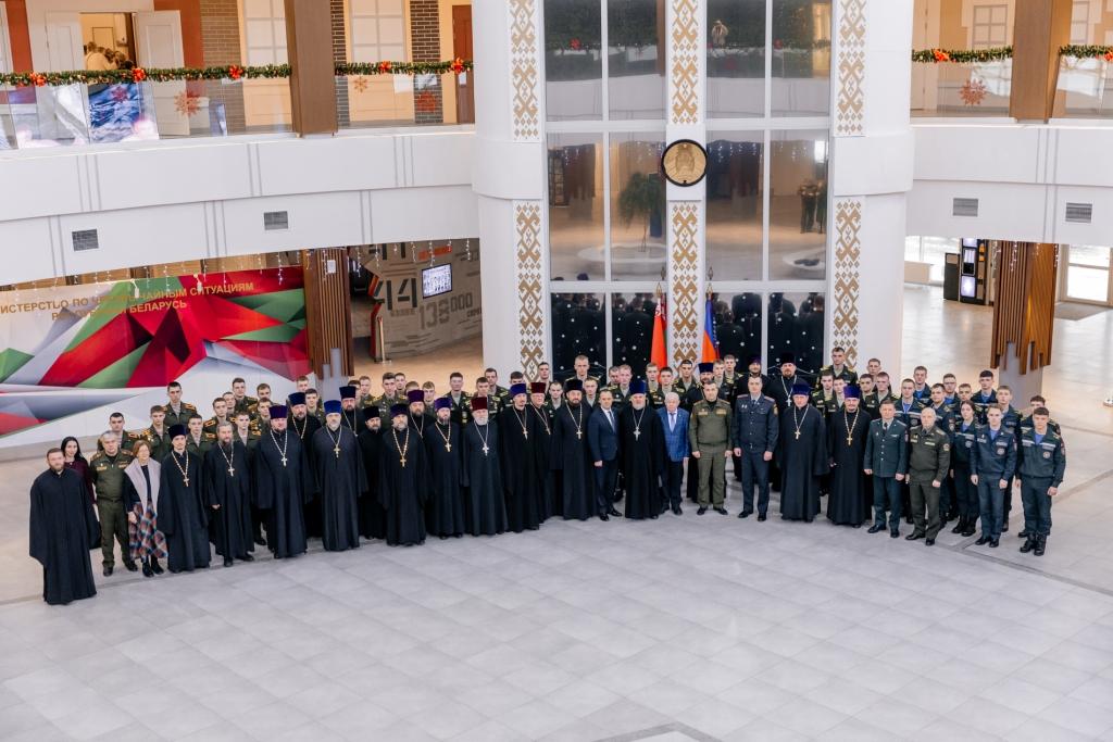 Представитель Туровской епархии принял участие в работе секции «Взаимодействие Церкви с Вооруженными Силами и другими воинскими формированиями Республики Беларусь» в рамках XI Белорусских образовательных Рождественских чтений