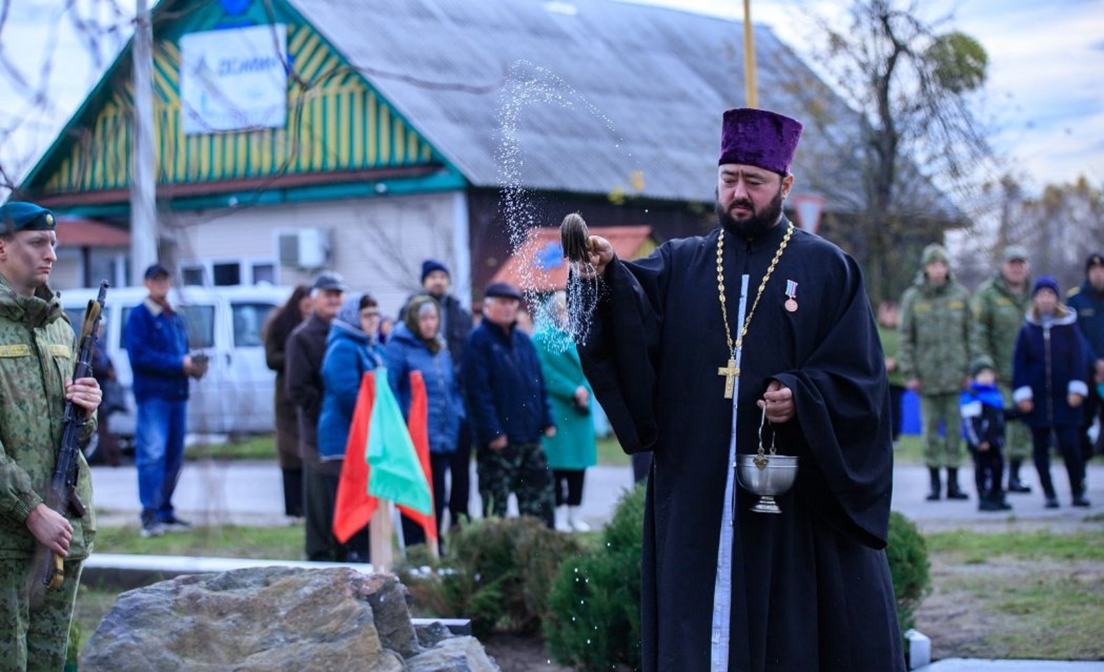 В деревне Букча Лельчицкого района состоялось открытие обновленного памятного знака погибшим односельчанам в годы Великой Отечественной войны