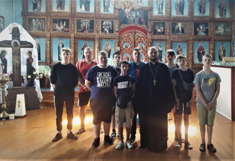 Экскурсия в храм для школьников в Копаткевичах