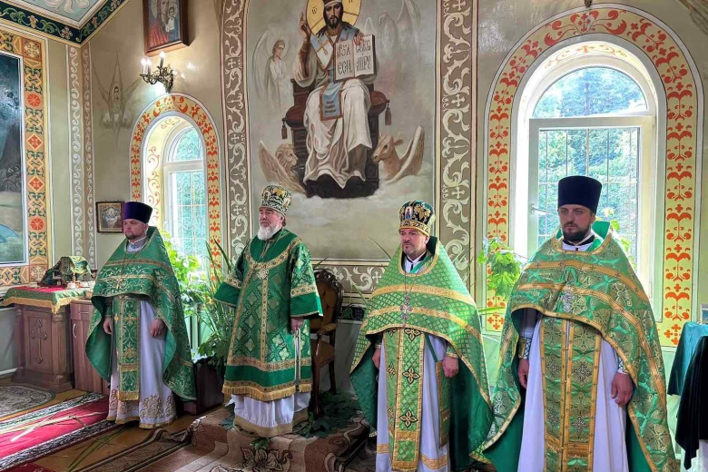В день Святой Троицы в Лельчицах состоялись торжества по случаю престольного праздника одноименного храма