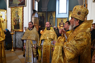 Служение Архипастыря в день памяти Собора новомучеников и исповедников земли Белорусской