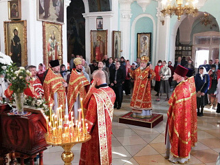 Архиерейское Богослужение в день перенесения мощей святителя Николая, архиепископа Мир Ликийских, Чудотворца