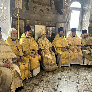 Епископ Леонид возглавил престольный праздник храма Феодосия Черниговского в городе Житковичи