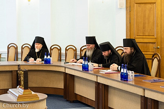 Епископ Леонид принял участие в заседании Синода Белорусской Православной Церкви