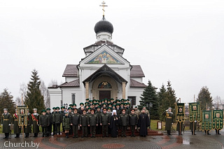 Клирик Туровской епархии принял участие в торжествах, посвященных небесному покровителю пограничных войск Архистратигу Божию Михаилу