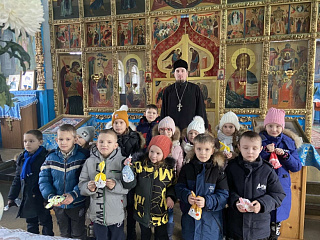 Учащиеся Судковской средней школы посетили Хойникскую обитель