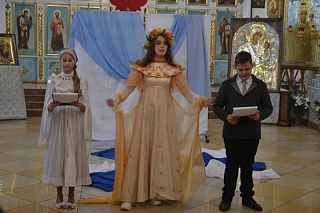 Утренник в честь праздника Покрова Пресвятой Богородицы состоялся в кафедральном соборе г. Мозыря
