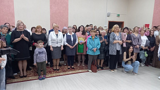 Председатель молодёжного отдела приняла участие в торжественной линейке в СШ №11 г. Мозыря