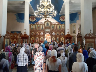 Молебен на начало учебного года в соборе Казанской иконы Божией Матери в г. Калинковичи