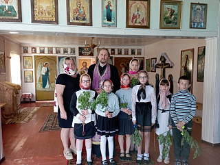 Духовная беседа с учащимися Поречской средней школы