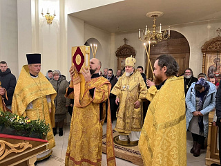 Архипастырский визит епископа Леонида в аг. Сырод Калинковичского района
