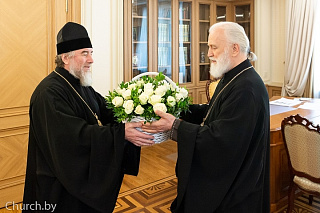Епископ Леонид поздравил Патриаршего Экзарха всея Беларуси с Днем тезоименитства