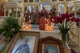 В Турове состоялось праздничное Богослужение по случаю дня памяти святителя Кирилла, епископа Туровского