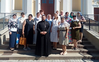 В Юровичском монастыре состоялся семинар-практикум для учителей воскресных школ Туровской епархии