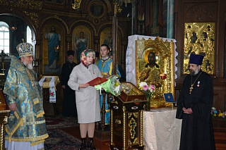 В Неделю 15-ю по Пятидесятнице, перед Воздвижением, состоялся архипастырский визит епископа Леонида в г. Петриков