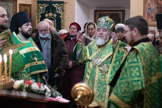 Епископ Леонид возглавил престольное торжество домового храма Юровичского монастыря