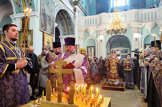 Епископ Леонид совершил панихиду по погибшим в результате террористического акта в Подмосковье