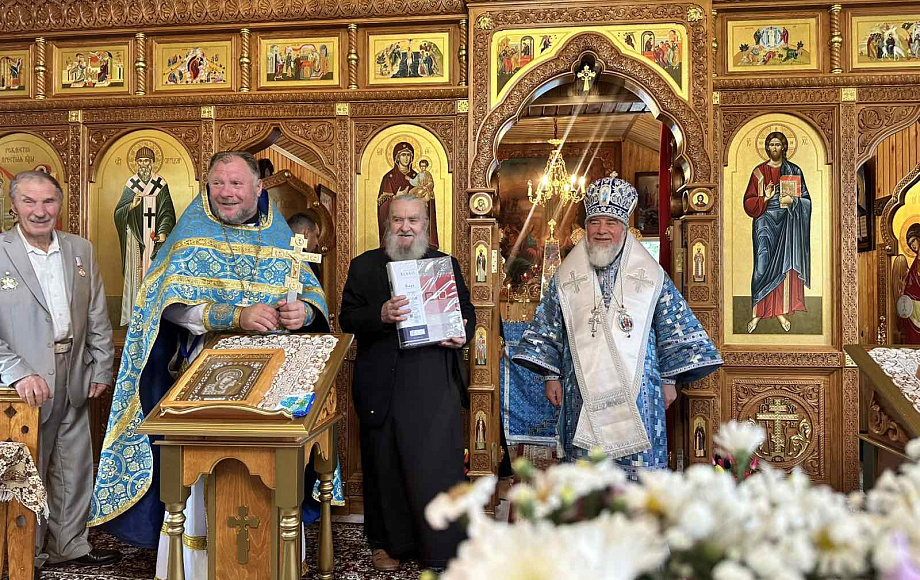 В праздник Рождества Пресвятой Богородицы епископ Леонид совершил Божественную литургию в д. Милошевичи Лельчицкого района