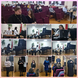 Священнослужитель принял участие в родительском собрании в Калинковичской детской музыкальной школе искусств