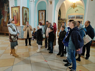 Учащиеся воскресной школы Введенского храма г. Мозыря посетили комплекс Свято-Михайловского кафедрального собора